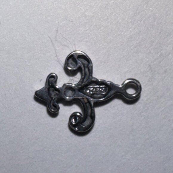 Fleur de Lis Sterling Silver Pendant - Picture 7 of 16